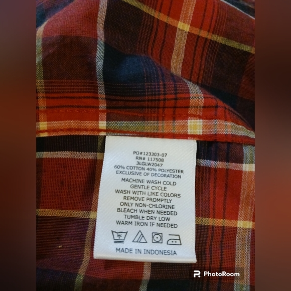 NWT Levi mens XXL shirt.  Long sleeve. - Picture 8 of 11